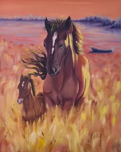 Horses of the fields