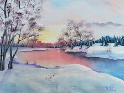 Winter sunset