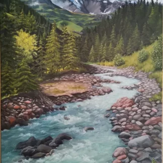 Mountain born creek