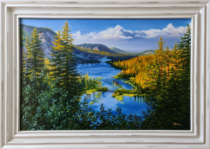 Art painting with frame