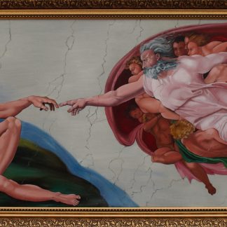 The Creation of Adam, inspired by Michelangelo